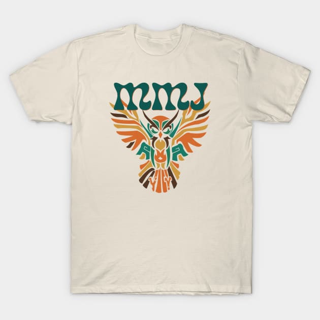 My Morning Jacket MMJ Owl stencil T-Shirt by Trigger413